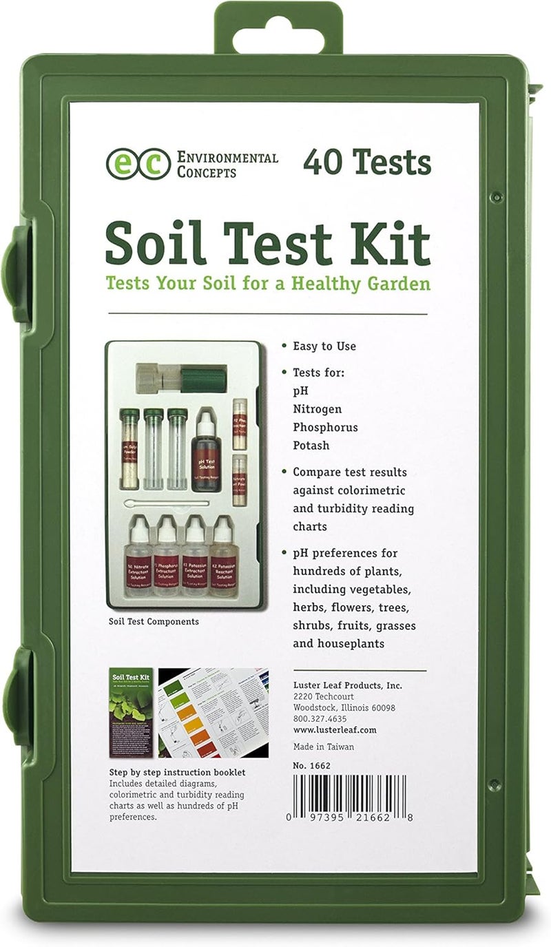 Luster Leaf 1662 Professional Soil Test Kit - 40 Tests for pH, Nitrogen, Phosphorus, and Potash - Image 3